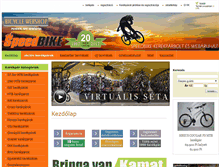 Tablet Screenshot of bicyclewebshop.com